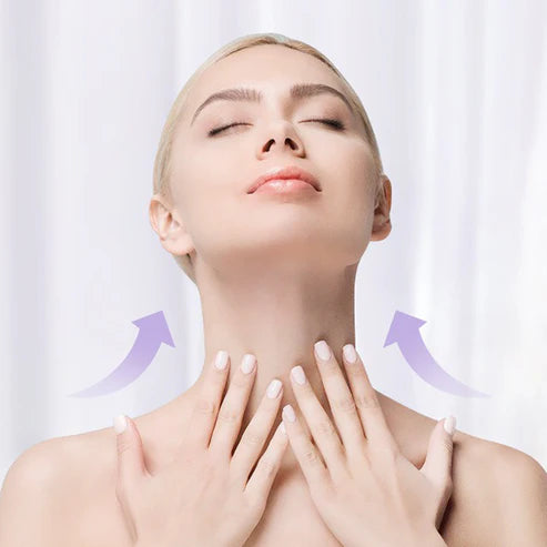 🌿קרם מיצוק לצוואר עם מוליך רולר