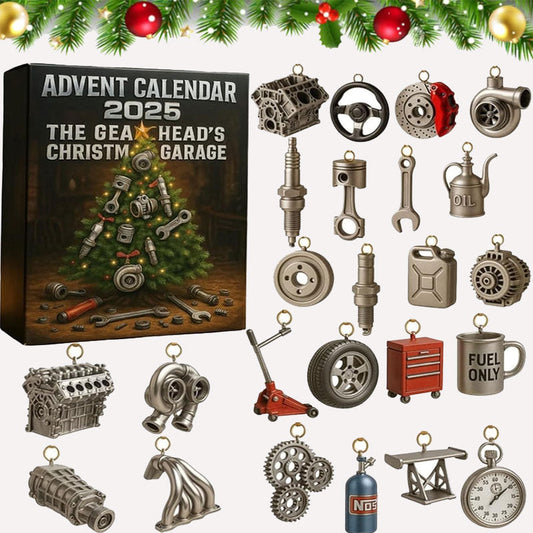 Gearheads Julgarage -joulukalenteri 2025🔧🎄🚗