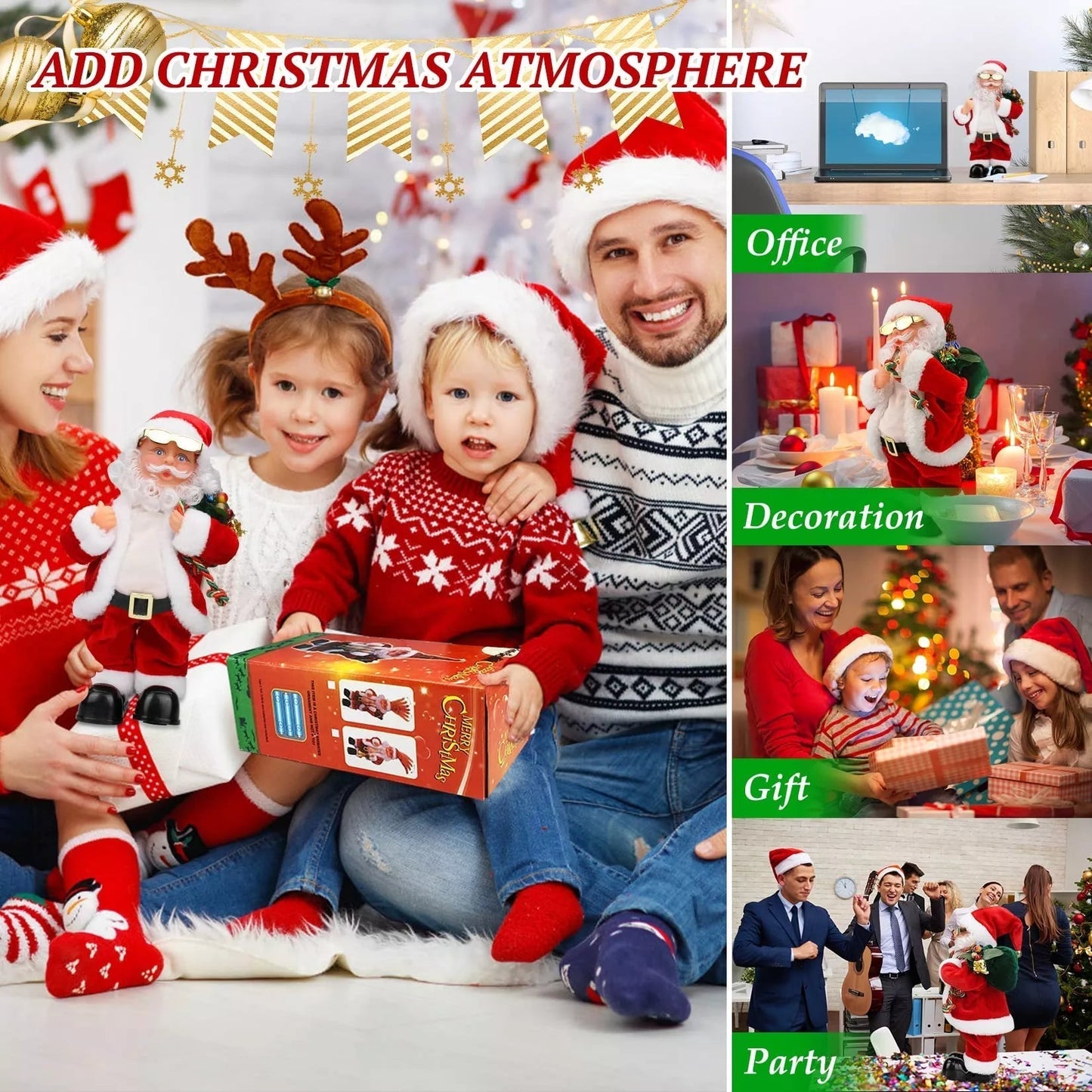 Sähkötanssimusikaali Joulupukki-🔥Sista dagen 49 % RABATT