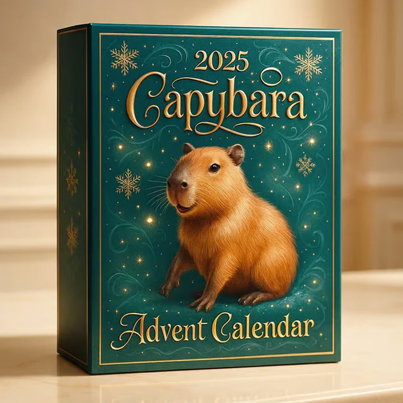🐾 2025 Capybara-joulukalenteri — 24 päivää mukavia yllätyksiä 🎄✨