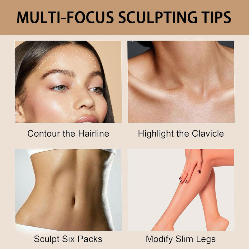 ✨Kaksoiskontuuri- ja korostuskynä｜Salaisuutesi säteilevään, selkeäpiirteiseen kasvoihin 💖