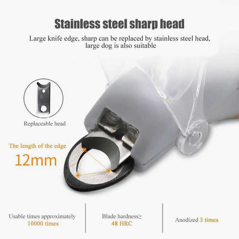 LED lemmikkieläinten kynsisakset💡🐾