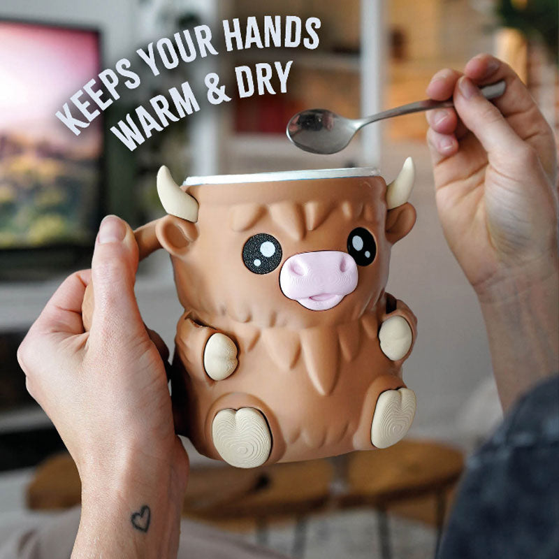 Ferdinand Highland Cow -jäätelöpaketin pidike