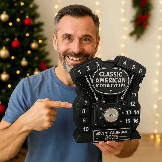 🔥Viimeinen päivä 49 % ALENNUS -2025 Amerikkalainen moottoripyöräkalenteri