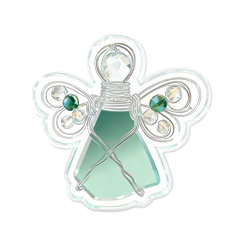 🌊Käsityönä tehty enkelikoriste