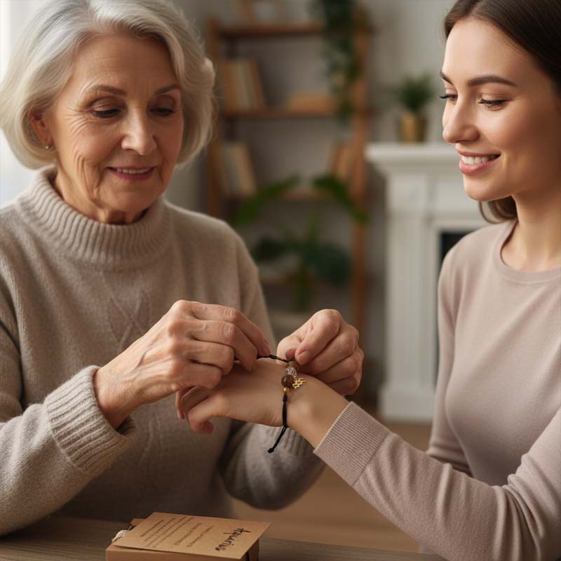 Kaksitoista Tähdistöä Käsin Kudottu Rannekoru
