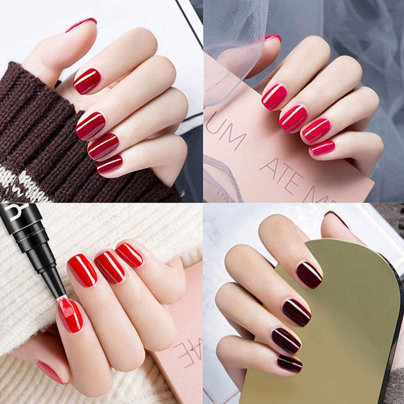 Yhden Vaiheen Liima, Kolme-in-one-kynsilakkageelikynä