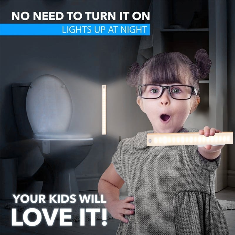 🔥UUDENVUODENALE – Älykkäät sensorit ilman reikiä, magneettiset, ladattavat LED-valot