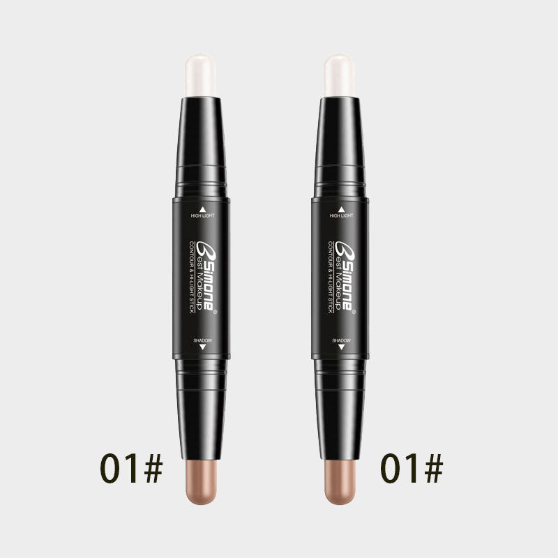 ✨Kaksoiskontuuri- ja korostuskynä｜Salaisuutesi säteilevään, selkeäpiirteiseen kasvoihin 💖