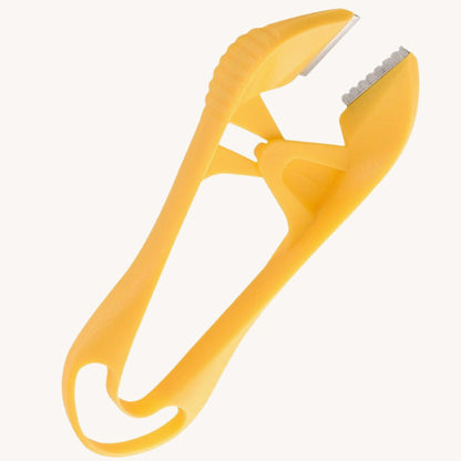 מקלף שום ידני עם שיניים משוננות