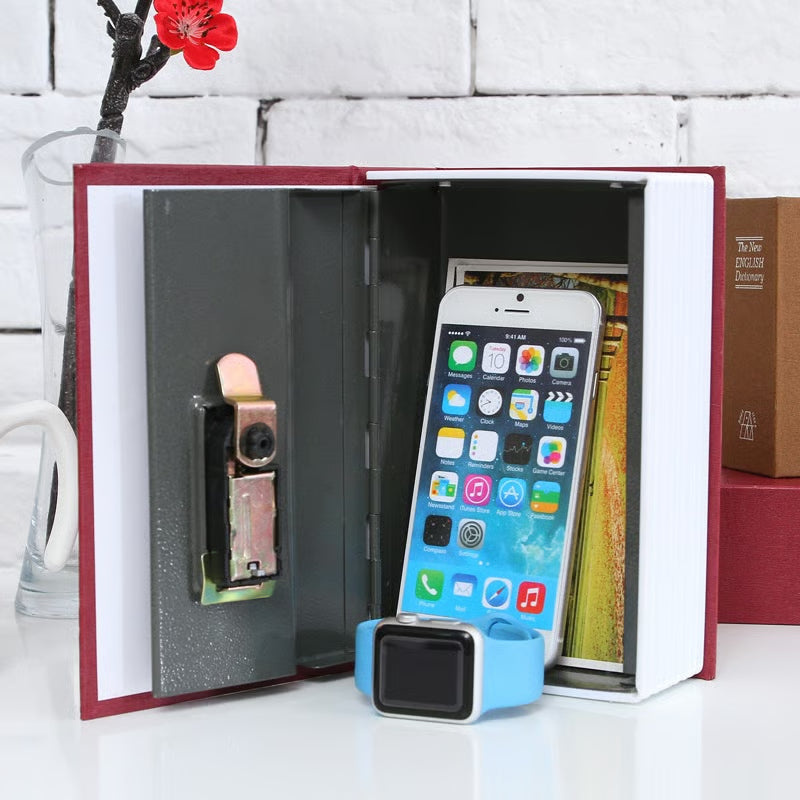 Simuloitu kirjan salasanalaatikko