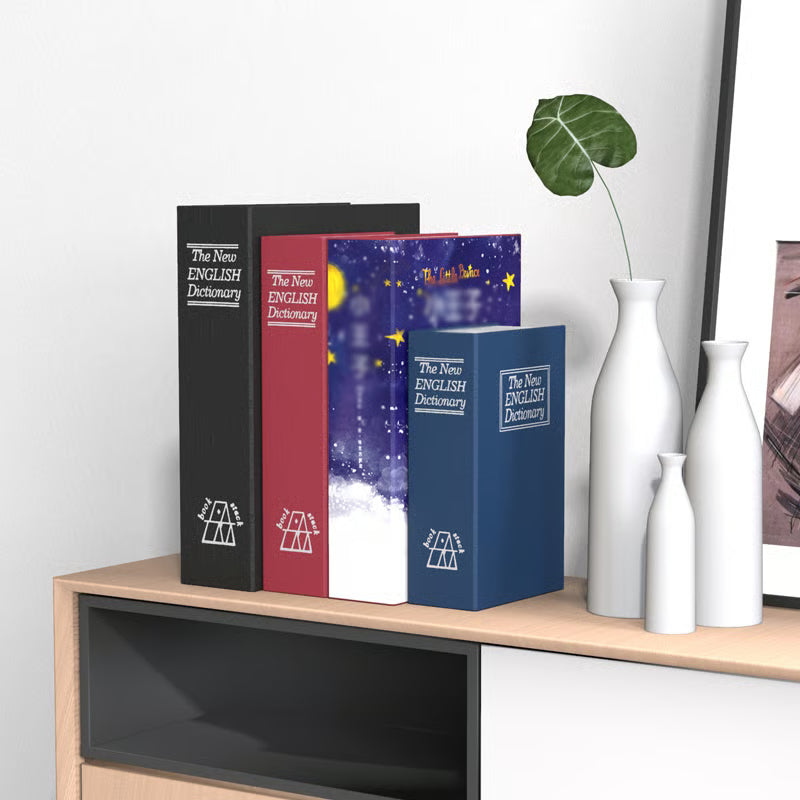 Simuloitu kirjan salasanalaatikko