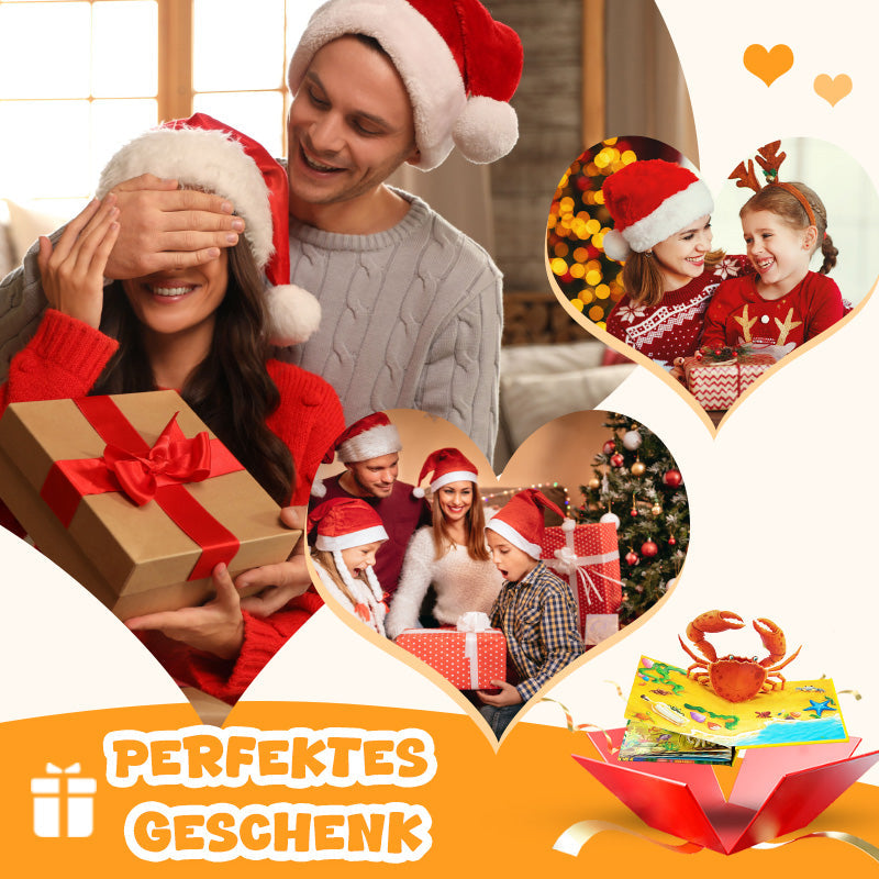 Pop-up-kirja eläinaiheilla lapsille