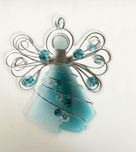 🌊Käsityönä tehty enkelikoriste