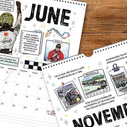 🏎️📅לוח השנה של מרוצי F1 2026 – לוח השנה הקיר האולטימטיבי לחובבי מרוצים