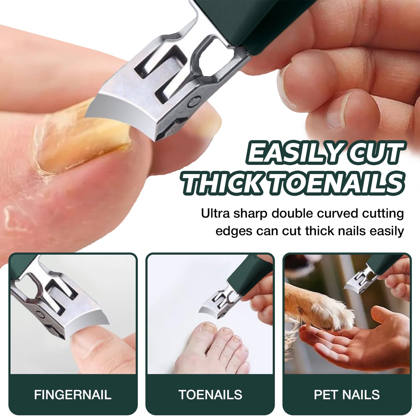 Teräväkärkiset, viistot reunat kynsisakset