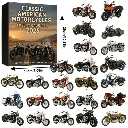 🔥Viimeinen päivä 49 % ALENNUS -2025 Amerikkalainen moottoripyöräkalenteri