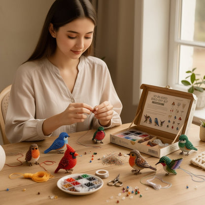 🧵✨ ערכת יצירה DIY של חיות קטנות מחרוזים בתלת-ממד