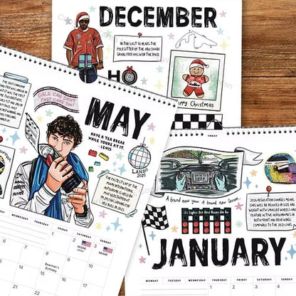 🏎️📅לוח השנה של מרוצי F1 2026 – לוח השנה הקיר האולטימטיבי לחובבי מרוצים