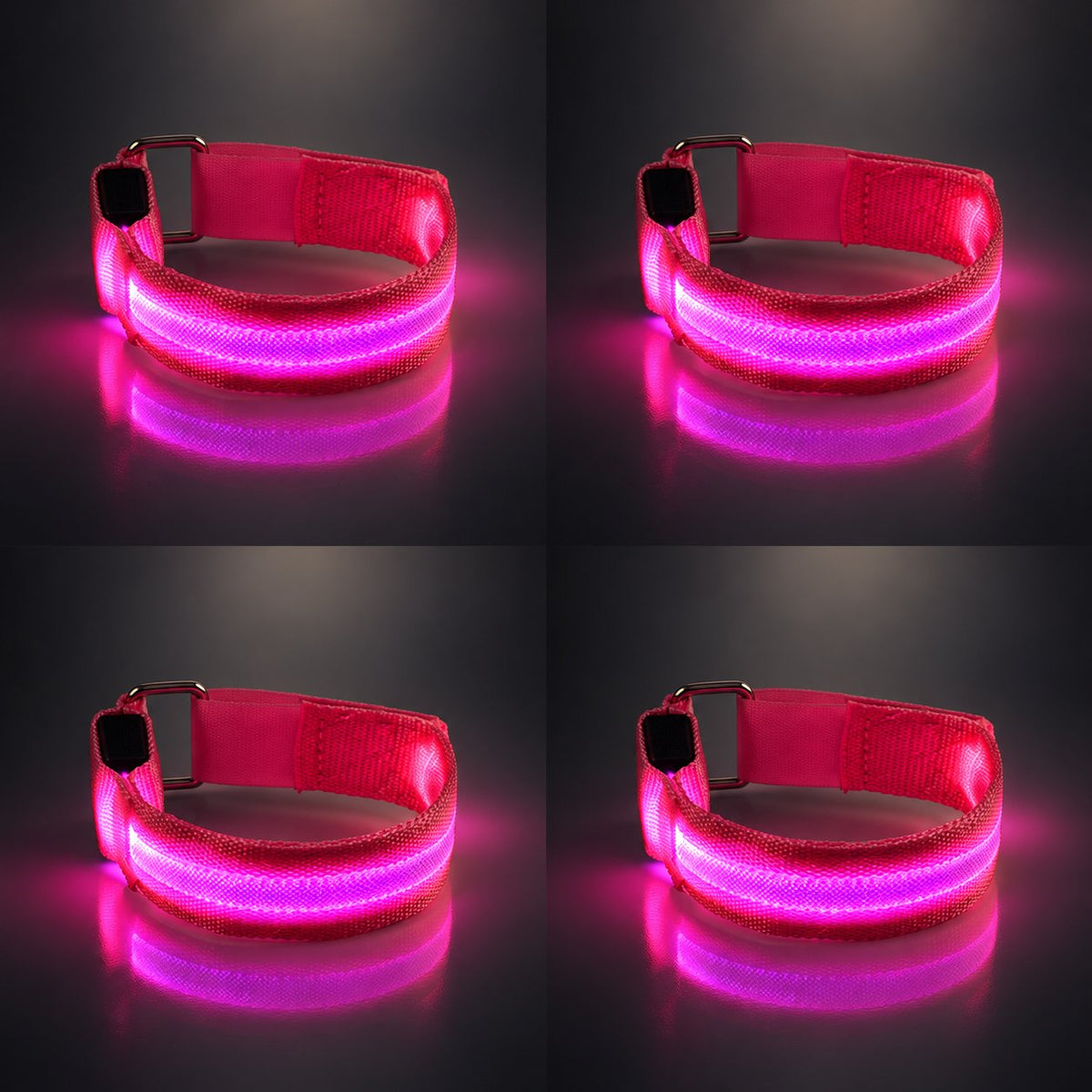 🐎 Horse LED Leg Straps – 4 Pack | Rechargeable-Look Night Riding Safety Lights ✨