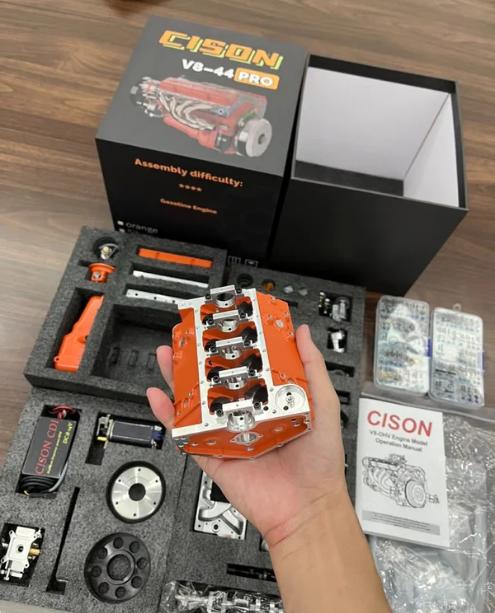 🔥 Pienikokoisten V8 OHV-bensiinimoottoreiden mallirakennussarjat