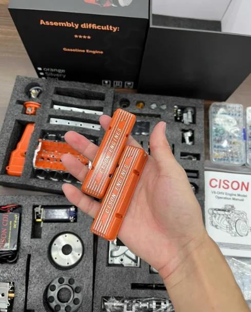 🔥 Pienikokoisten V8 OHV-bensiinimoottoreiden mallirakennussarjat