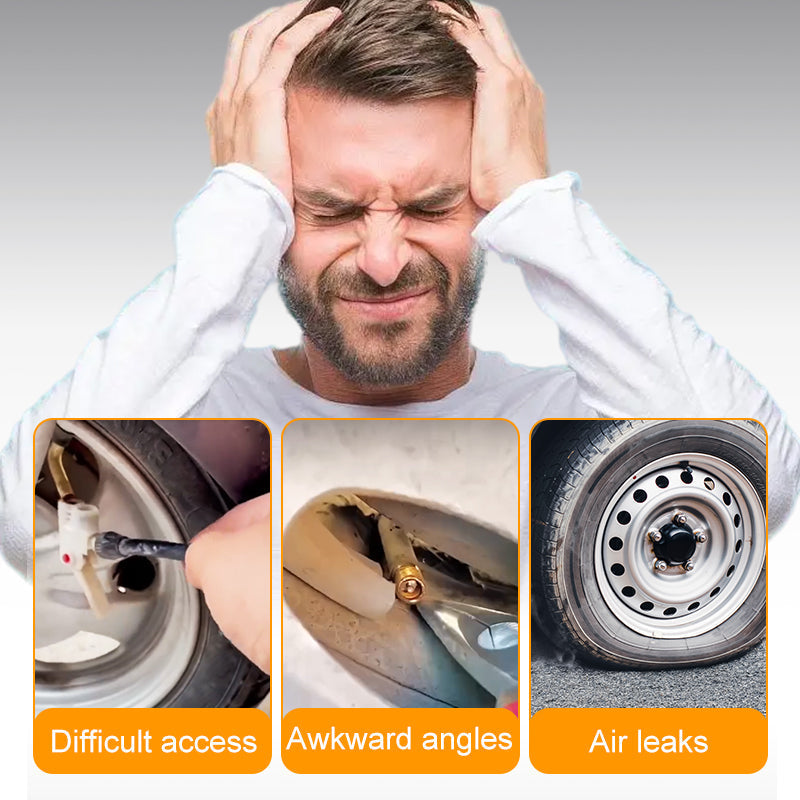 Yleiskäyttöinen joustava kansiventtiilin jatke