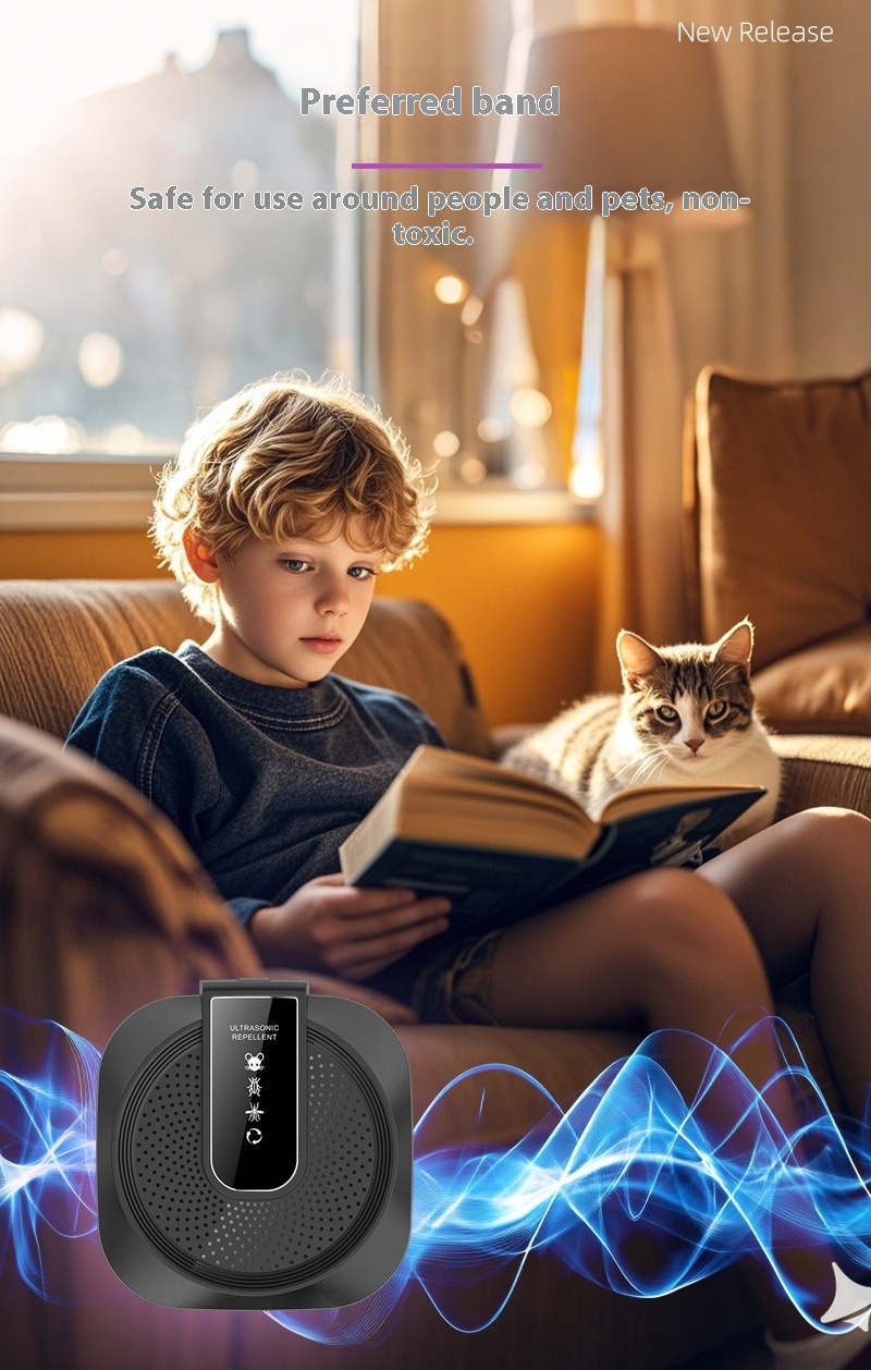 Ultrasonic anti-boating and rat repeller is powerful - 360° smart technology