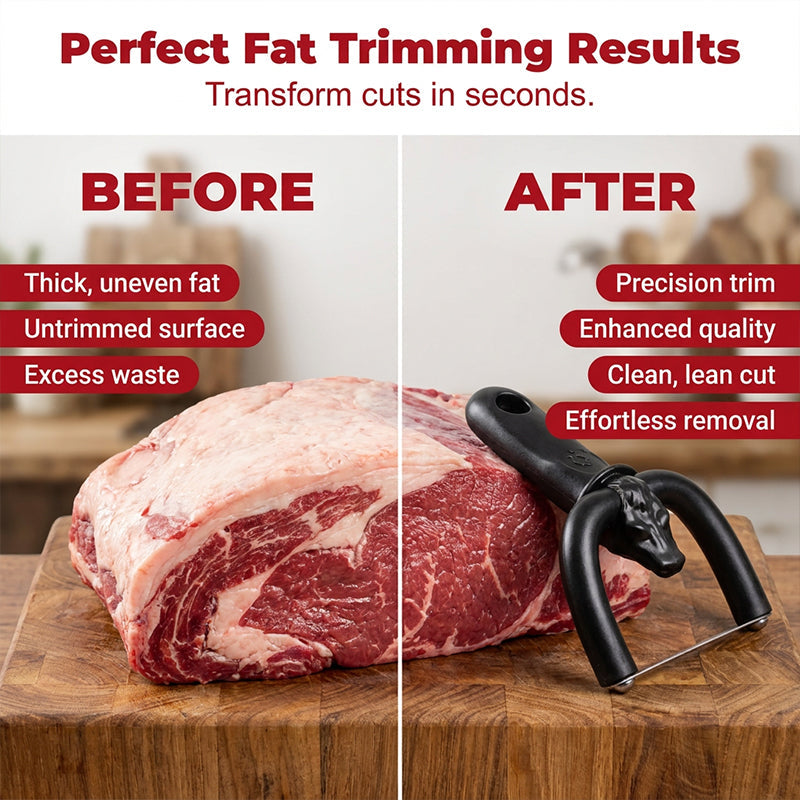 🥩 מכשיר ידני להסרת שומן מבשר בקר וחזיר