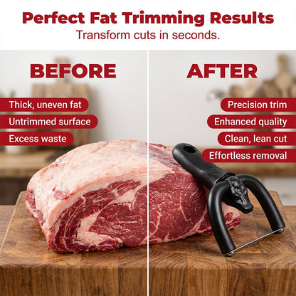🥩 מכשיר ידני להסרת שומן מבשר בקר וחזיר
